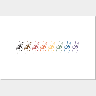 Subtle Pride Lgbt Pride Peace LGBTQ gift Posters and Art